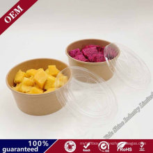 Eco Friendly Soup Cup Disposable Take Away Kraft Paper Bowl with Lid